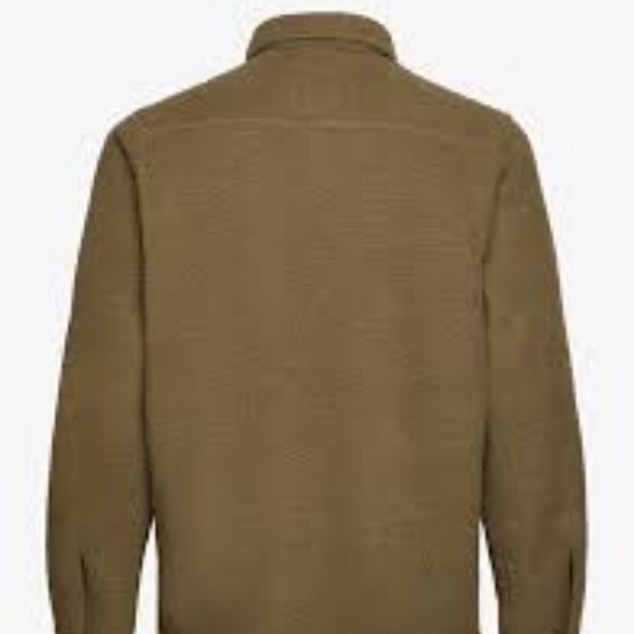 Timberland Fleece Overshirt Olive Green Size XXL - Picture 3 of 3